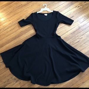 All black lularoe Nicole dress